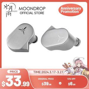 Cell Phone Earphones MOONDROP LAN HIFI Earphone Cable Earbuds IEM 0.78mm Beryllium Plate Dome Composite Diaphragm Detachable Cable Earbuds Q240321