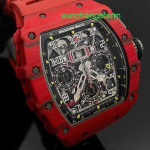 RM Watch Timeless Watch Timepiece Rm11-03 Series Rm1103 Red Ntpt Limited Tourbillon Full Hollow Machine Set