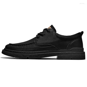 Casual Shoes Vintage Style Men Business Man Leather Sneakers Classic Men's Oxford Breathable Male Dress Formal