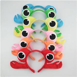 Adults Kids Boy Crab Fish Ears Headband Hairband Animal Gift for Birthday Party Cosplay Costume Christmas Halloween