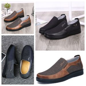 Shoes GAI sneaker sport Cloth Shoe Men Single Business Low Tops Shoe Casual Soft Sole Slippers Flat Men Shoe Black whites comforts soft big size 38-50