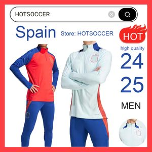 2024 Spanska sportkläder fotboll Pedri Ferran Morata A.Iniesta Pedri Espana Camiseta 24 25 Europeiska mästerskapsutbildningen Alcacer Sergio Men Children Children