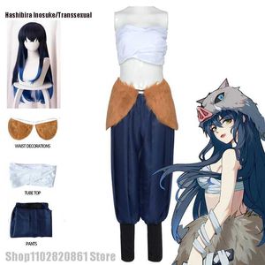 cosplay Costumi anime Hashibira Inosuke gioco di ruolo Fe costume parrucca uniforme anime donne sexy si vestono per Halloween carnevaleC24321