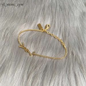 Ysl Подвеска Ожерелье Дизайнер Любовь Bracelcet Подарок Классические Письма Женщины Мужская Мода Золотые Браслеты Роскошные Ожерелья Дизайнеры Ювелирных Изделий 7519