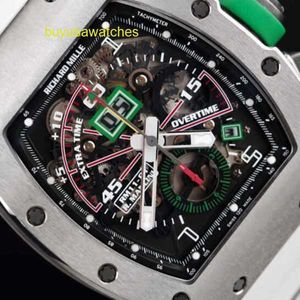 自動機械時計RM腕時計RM11-01 Mancini Limited EditionユニークなボールゲームクロノメーターチタンRM1101