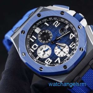 Promi-Armbanduhr für Damen, AP-Armbanduhr, Royal Oak Offshore-Serie 26405CE, automatisches mechanisches Herrenzifferblatt, 44 mm