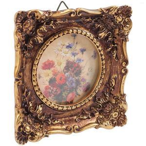 Frames European Style Po Frame Picture Wall Hanging Desktop Holder Decorative Displaying Vintage