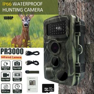 Trail Hunting Trail Cameras 36MP 1080p Trail Camera z noktowizją sportową aktywację 0,2S Time Waterproof Outdoor Wildlife Hunting Camera Q240321