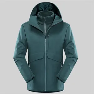 Hunting Jackets Outdoor Mountaineering Hiking Camping Pro Waterproof Cold Protection Clothing Autumn Winter Warm Two-piece Set