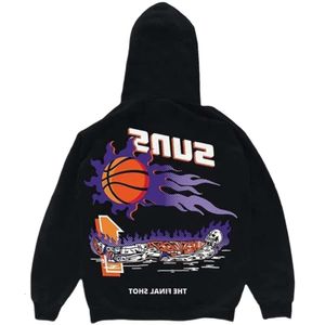 Warren high street suns basket varma huvtröjor lotas herrar kvinnor mode streetwear pullover tröjor lösa hoodies topp koagul