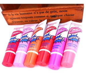 144PCS Lip Gloss Peeloff dura 24 ore Nessuna macchia Collagene marino Balsamo per rossetto Pianta Orso romantico 6 colori Trucco Moisturizin6823960