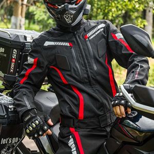 Wasserdichte Herren-Bikerjacke, reflektierende Kleidung, Motorrad-Schutzausrüstung, verschleißfester Mantel, M-3XL