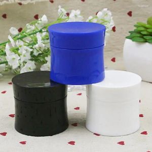 Storage Bottles 30G Tight Waist Shape Plastic Cream Jars Cosmetic Packaging Box Nail Beauty Jar Wholesale