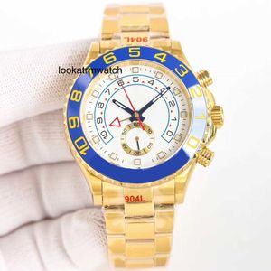 Designer Watches Clean Casual Mens Watch Master Grey White Dial Ceramic Men Model Mechanical Watch 44mm Automatisk rörelse 904L Steel Band Diving Watch
