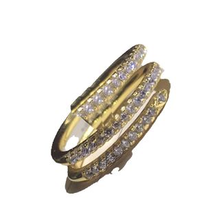 مسمار للنساء مصممة رنين الماس الجنيه الاسترليني Sier S Massion Classic Love Rings Valentines Day Gift With Box