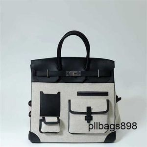 Totes Handbag 40cm Bag Hac 40 Handmade Top Quality Togo Leather Sell Shopping Make To Order Big Size And Man Traveling Everyday Bagswith logo qq