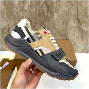 2024 Designer Trainers Vintage Sneaker Striped Men Women Checked Sneakers Platform Lattice Casual Shoes Shades Flats Shoe Classic Outdoor Shoe women's sneakers