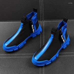 Casual Schuhe Mode Herren 2024 Komfort Dicken Boden Zipper Turnschuhe Männlichen Wohnungen Faulenzer Rock Skateboard Designer Männer