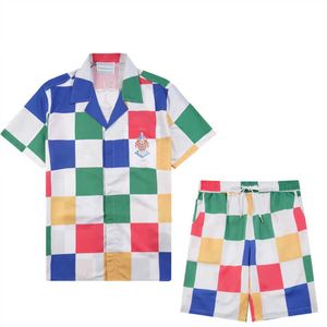 남자 디자이너 반바지 정장 남성용 셔츠 캐주얼 통기성 얇은 셔츠 세련되고 편안한 고품질 티셔츠 아시아 크기 m-3xl