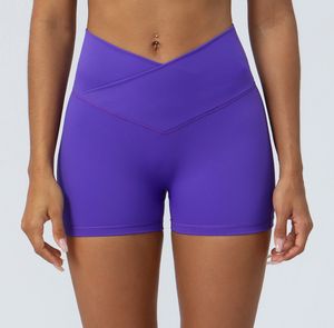 Designer ll mulheres shorts de ioga roupas de alta cintura de alta cintura usam calças curtas garotas que executam elástico Sexy de alta qualidade venda