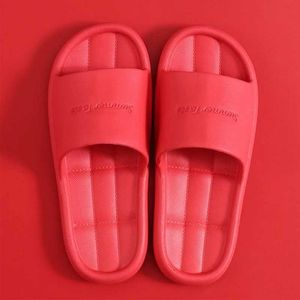 Tofflor moln ortopedisk sandal tjock plattform badrum icke-halkkvinnor flip-flops sandaler kvinnor mjuk te eva inomhus glider01h9l5 h240322