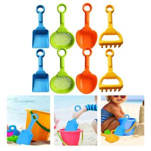 Plack Play Water Fun 8pcs Beach Dig Kopanie Przenośne łopaty plażowe Zabawki Ustaw dzieci kopanie łopat 240321