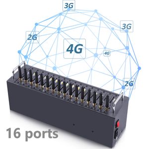 Low price for 4G Lte 16 Ports GSM Modem Pool Lte Bulk SMS Modems