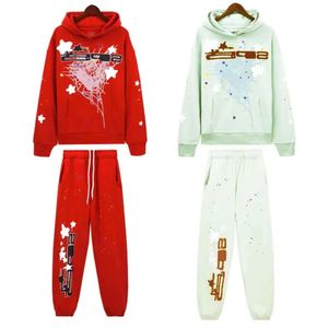 Mężczyźni Hoodie SP Der Designer bluzy męskie dreski dresowe wieśne młode zbiór moda różowa ulica