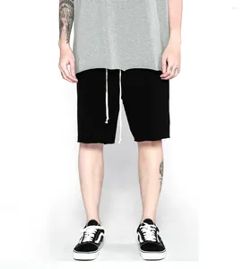 Men's Shorts 2024 Summer Fashion Sweat Casual Waist Trousers Pure Hip Hop Oversized Loose