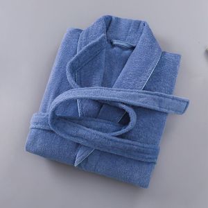 100% pure cotton adult bathrobe mens and womens bathrobes sweat steamed clothing towel fabric pajamas bath towels autumn...