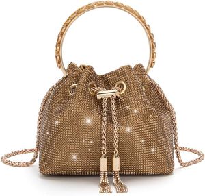 Bling Crystal Rhinestone Purse for Women Sparkly Clutch Handbag Crossbody Bag for Evening Wedding Party Prom DHL Shipping