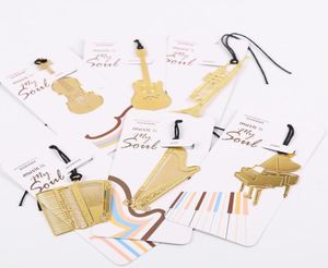 opera bookmarks 1pc Cute Gold Metal Bookmark Fashion Music Piano Guitar Bookmark For Book Creative Gift Korean St bbyjPK7902391