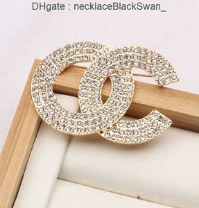 2color złote srebrne broszki luksusowe marki listy słynne podwójne litery szpilki Tassel Pearl Rhinestone garnitur biżuterii Akcesoria TPE6