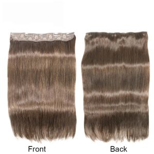 Piece SOLOVE Hair Brazilian Remy Straight Hair Clip In Human Hair Extensions Natural Color 5 Clips/1 piece