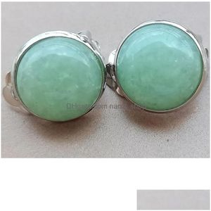 Saplama küpe kaplan göz altın taş mavi kum kabuğu lapis lazli kristal howlite malachit aventurin carnelian yuvarlak boncuk küpe damlası d dhxty