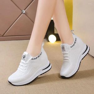 20 Vårökning för avslappnad 2024 skor Autumn Women Fashion Breattable Mesh Platform Sneakers Female Sports Tenis de Mujer 24 21 Platm 257