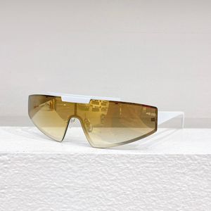 Sköld wrap solglasögon vit/guld spegel män kvinnor sommar nyanser sunnies lunetter de soleil glasögon occhiali da sole uv400 glasögon