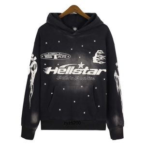 Mens hoodies Hellstar racer hoodie sweatshirt vintage black hip hop fashion pullover sweatshirts