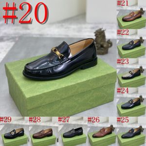 39Model Black Gentleman Designer Dress Shoes Men Brogues Oxford High Quality Suit for Luxury Classic Mens Business Leather Casual