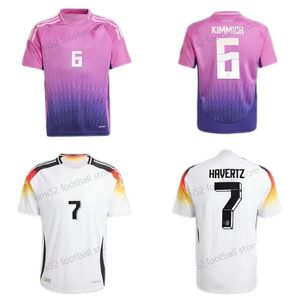 24 25 Almanya Avrupa Kupası Futbol Formaları Hummels Kroos Gnabry Werner Draxler Reus Muller Gotze Futbol Gömlek Erkek Kadın Çocuk Kiti Hayranlar Oyuncu Versiyonu