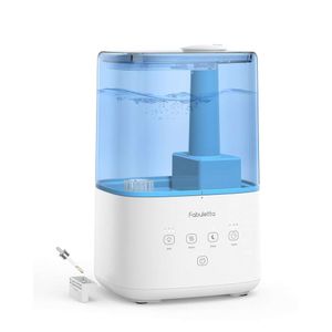 FABULETTA Bedroom Warm and Cold Fog Suitable for Families, 4.5L Top Filled Air Humidifier, with Essential Oil Diffuser, 3 Spray Levels, Timer, 45 Hours Working