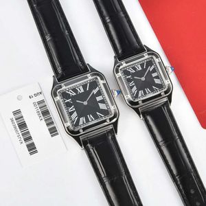 Top Sell Male Clock Man Watch rostfritt klockor Mekaniska kvarts armbandsur Nya modeföretag Armbandsur Black Face 35