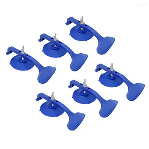 Autowaschlösungen 6pcs Saugnäpfe Klemme Verstellbares Glas Montagehalter für Cabrio Windshield Reparatur Fixe Lecks in