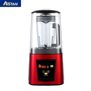 Professional Commercial Blender With Shield Quiet Sound Enclosure 1800W Industries Professional-Grade Power, Self-Cleaning Red