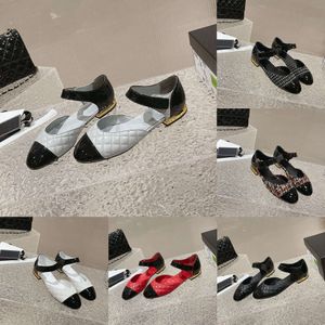 디자이너 신발 여자 캐주얼 신발 패션 패션 진짜 가죽 혼합 컬러 아파트 Mary Janes Low Heels Sewing Summer Sandals Flat Heels Simple Shoes Women Track