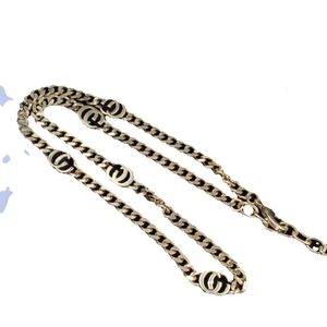 G Gold Designer Jewelry Fashion Necklace Gift Undvik storleksproblemet