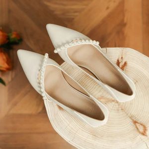 ブーツ女性の夏の靴女性2023年の女性用ホワイトシューズミディアーズパールスクエアモカシンY2Kノンスリップ送料無料39スプリング