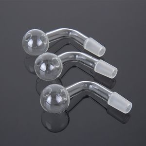 Burner Pipes 10mm 14mm 18mm Male and Female Clear Skull Glass Pipe Mini Pipe Oil Burner Pyrex Clear Glass Smoking Pipes SW119