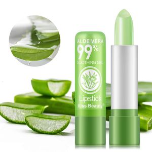 12 PCSSet Aloe Vera Lip Balm Lipstick Nilmizing Lipbalm Makeup Hurtowa pielęgnacja warg Cele Balm 240313