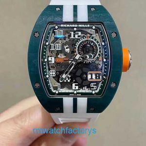 Słynny fantazyjny zegarek RM Seria na rękę RM029 Włókno Materiał z włókna węglowego